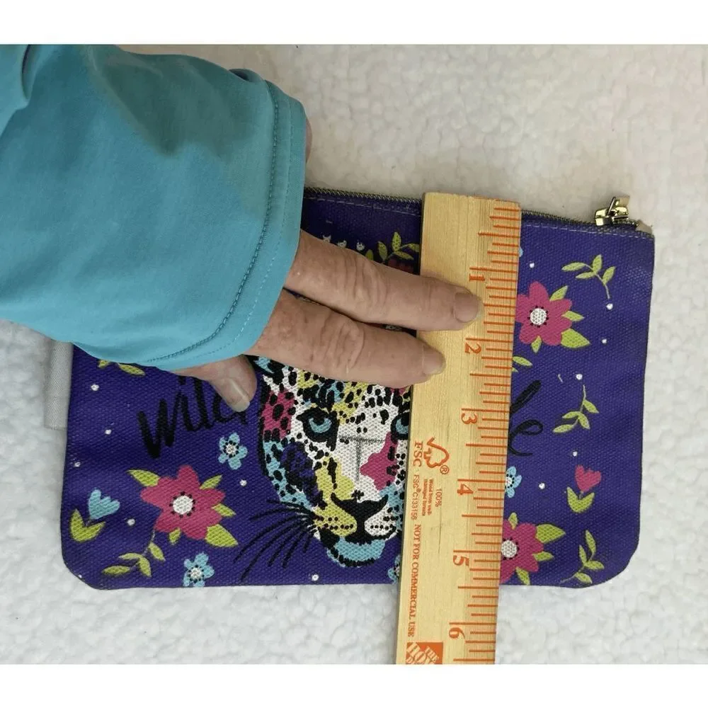 3 for $10 Molly and Rex‎ Wildlife Purple Zip Up Bag